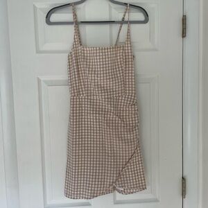 Abercrombie checkered skort dress XS TALL